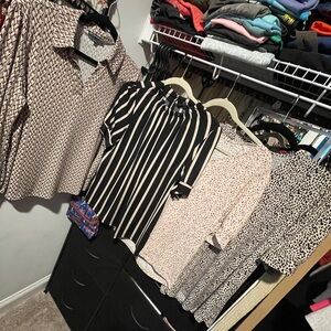 Adrianna Papell Stylish Patterned Blouses Collection